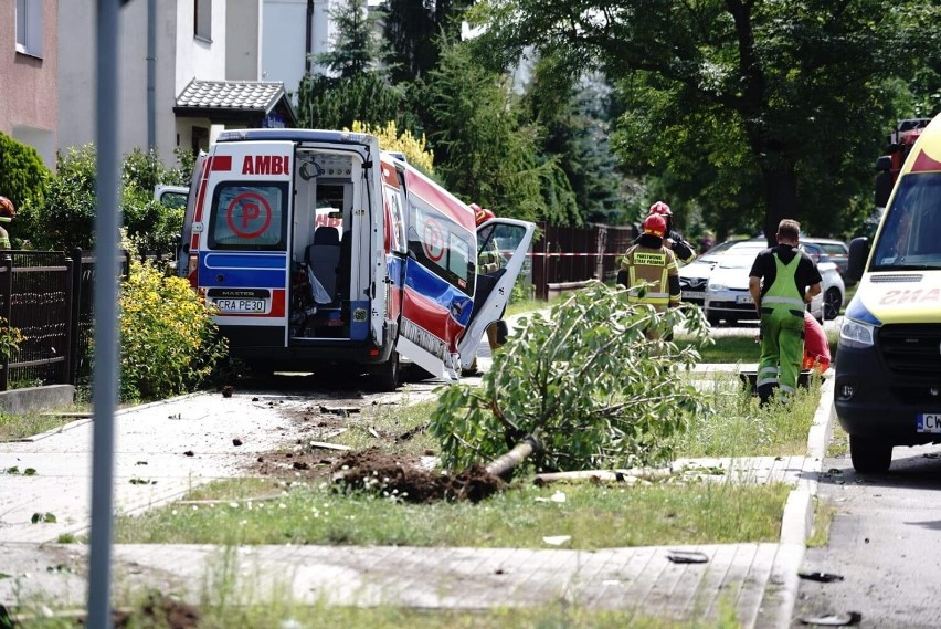 Wypadek we Włocławku