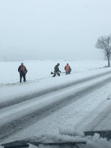 Kosili trawę koło koło Leszna w śniegu po kostki! Śmieje się z tego cała Polska, bo zdjęcia obiegły internet. Zobaczcie sami!