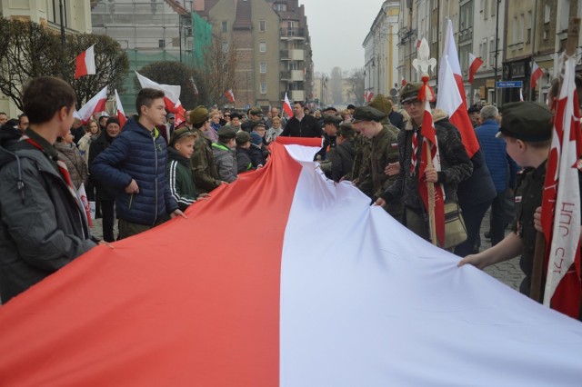 Marsz Niepodległości w Głogowie - 2018