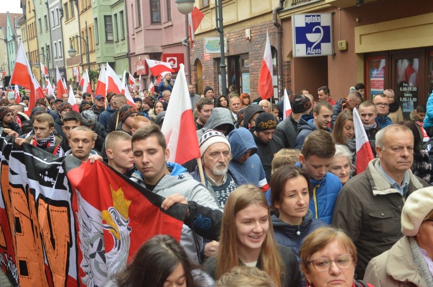 Marsz Niepodległości w Głogowie - 2018