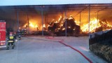 Pożar w Konarzewie: Spaliły się baloty słomy [ZDJĘCIA]