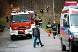 Park Książański: Strażacy, GOPR i policja ruszyli na pomoc 38-letniemu poszkodowanemu