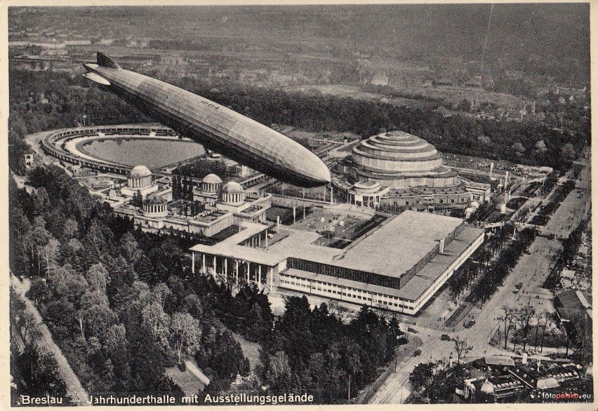 Takie "cygara" latały kiedyś nad Wrocławiem. Oto zdjęcia sterowców nad Breslau