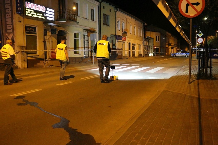 Potrącenie pieszego na ulicy Chopina w Aleksandrowie...