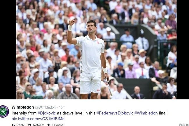 Novak Djoković - triumfator Wimbledonu 2014 (fot. screen z...