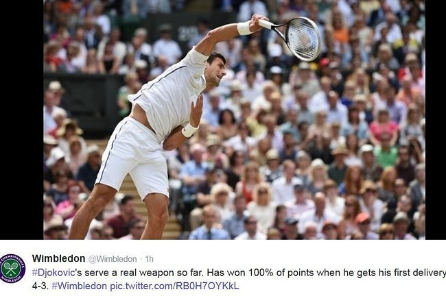 Novak Djoković (fot. screen z Twitter.com)