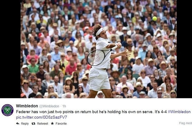 Roger Federer (fot. screen z Twitter.com)