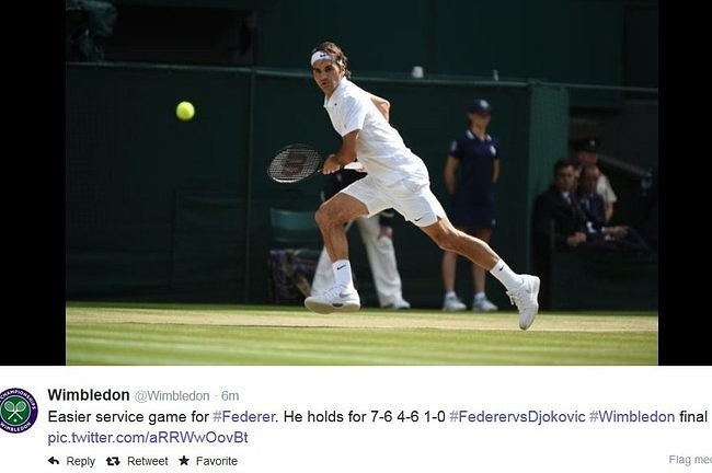 Roger Federer (fot. screen z Twitter.com)