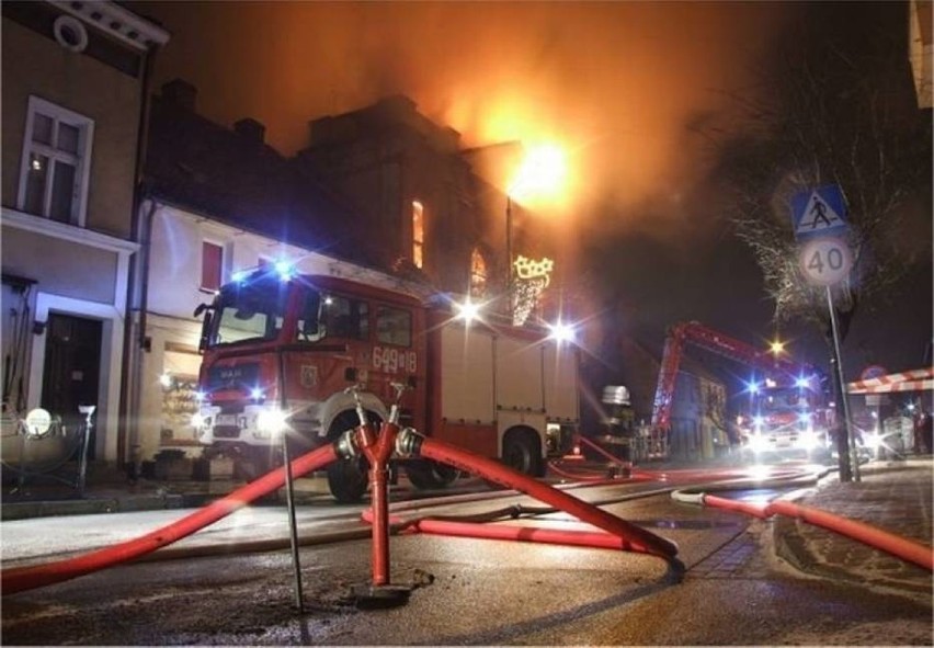 W grudniu 2009 roku w Wolsztynie spłonął budynek dawnej...