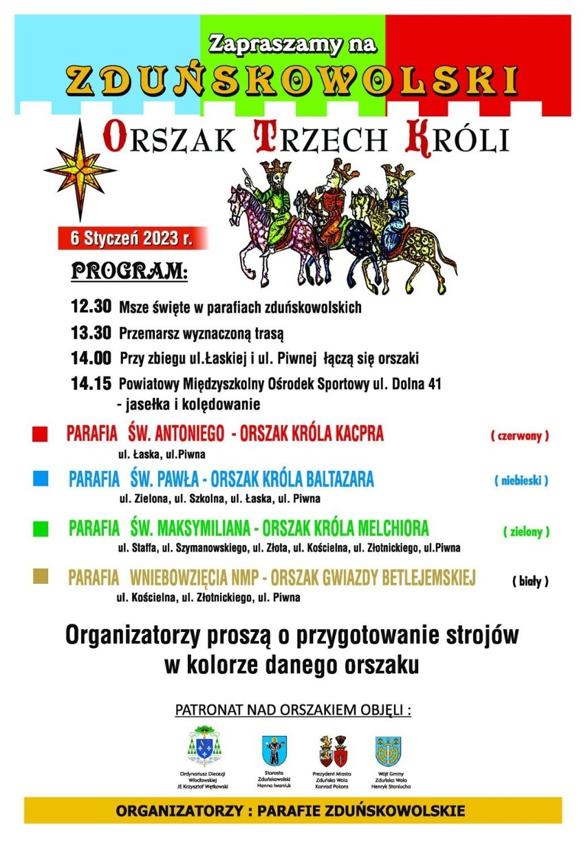 Co się dzieje w Zduńskiej Woli i okolicy w tym tygodniu? Czas na Orszak Trzech Króli