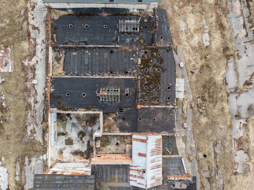 Tak wyglądają ruiny zakładów mięsnych w Grudziądzu z lotu...