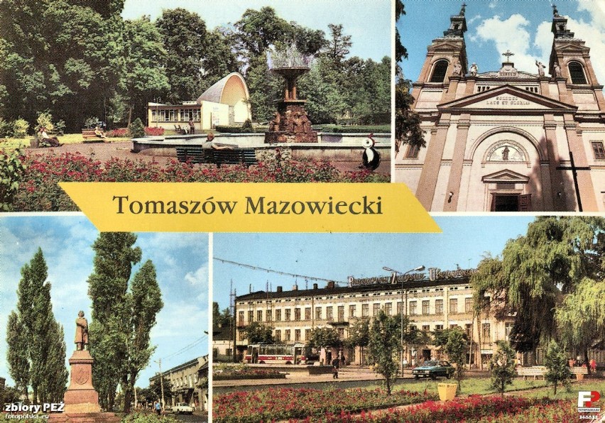 Tomaszów Mazowiecki i okolice na dawnych pocztówkach [ZDJĘCIA, POCZTÓWKI]