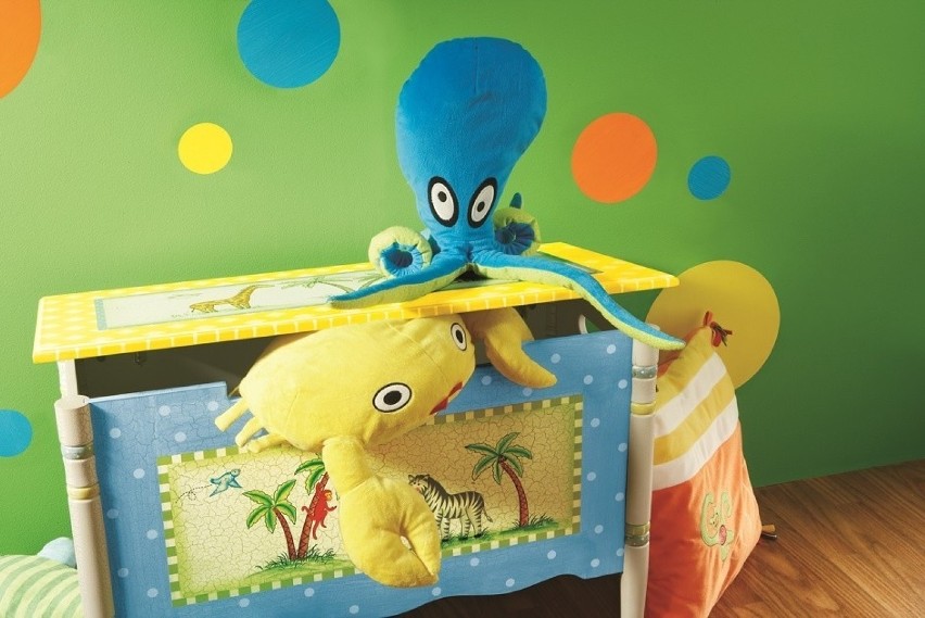 Skrzynia na zabawki idealna do pokoju małego dziecka
