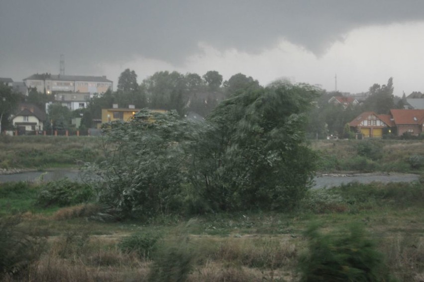 Skutki burzy, która przeszła nad miastem 15 sierpnia 2015...