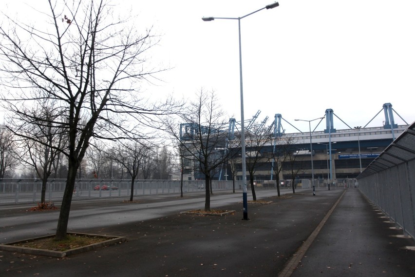Parking przy stadionie Wisły Kraków