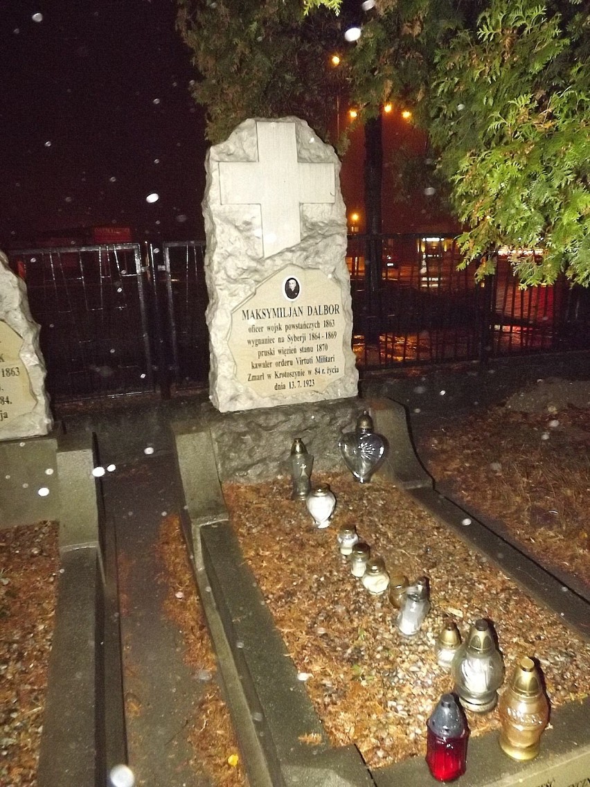 Maksymilian Dalbor spoczywa na cmentarzu krotoszyńskim