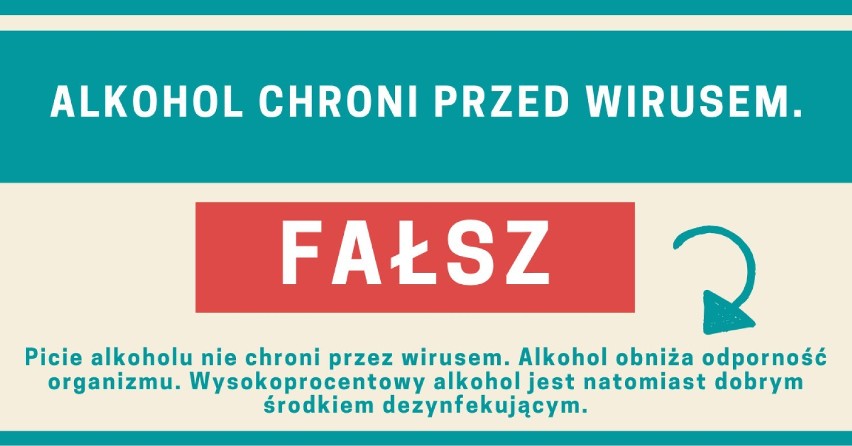 Koronawirus - alkohol chroni? Czy trzeba zgolić brodę? Oto FAKTY i MITY