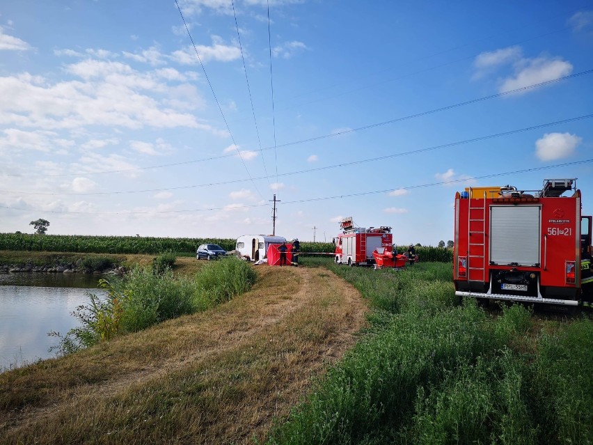 Z REGIONU. W Trzebinie wyłowiono ze stawu ciało 71-letniego mężczyzny ZDJĘCIA