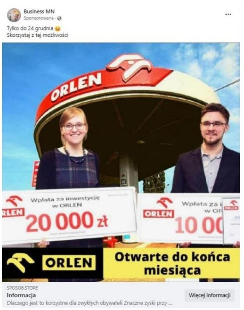 Tak wyglądają próby oszustw. PKN Orlen ostrzega i publikuje przykłady fałszywych ofert