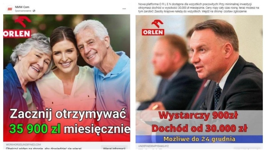 Tak wyglądają próby oszustw. PKN Orlen ostrzega i publikuje przykłady fałszywych ofert