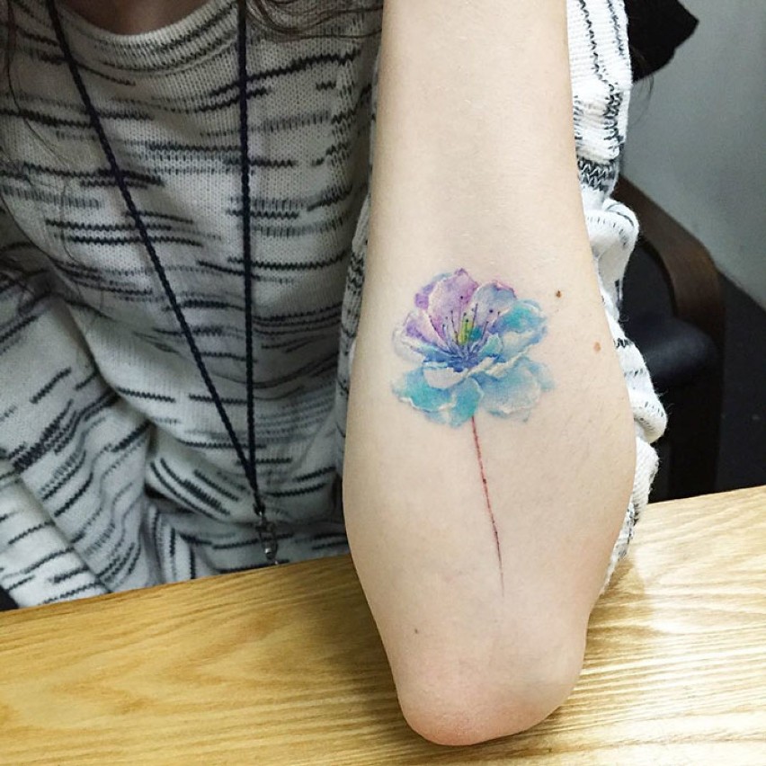 Minimalistyczne tatuaże koreańskiego artysty podbijają...