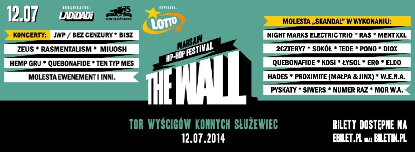 The Wall Warsaw Hip Hop Festival już 12 lipca na Służewcu