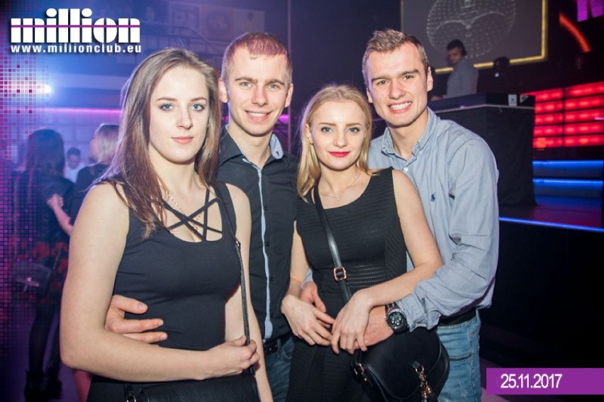 Impreza w klubie Million Włocławek - 25 listopada 2017 [zdjęcia]