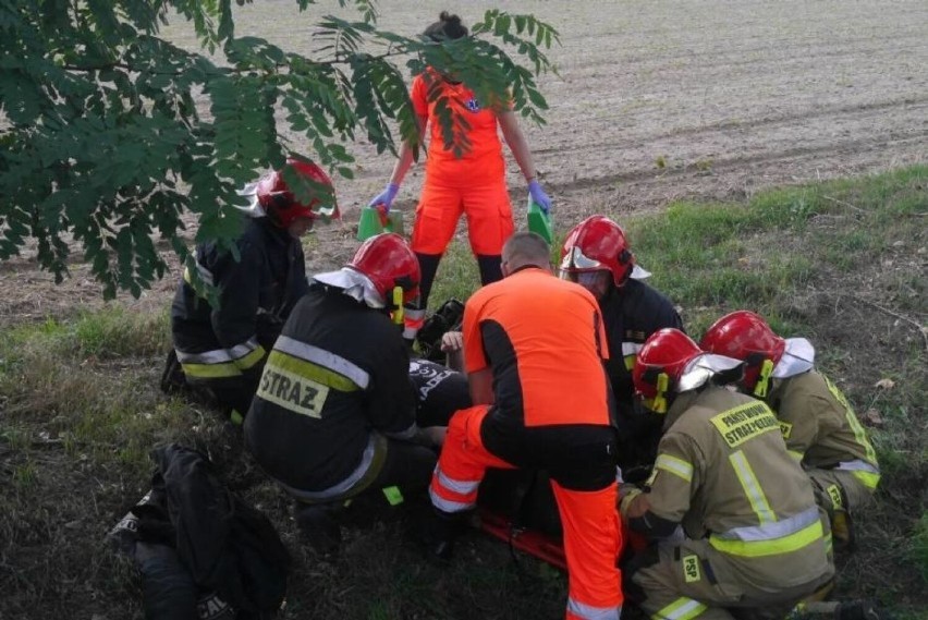 Zdjęcia z wypadku, do którego doszło we wrześniu 2019 roku