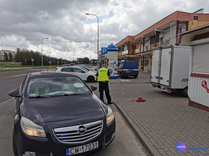Wypadek na ulicy Promiennej we Włocławku