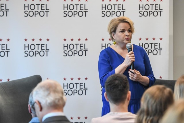 Katarzyna Bosacka prowadziła warsztaty "Jak kupować, żeby nie zwariować?" w Hotelu Sopot, 9.03.2019