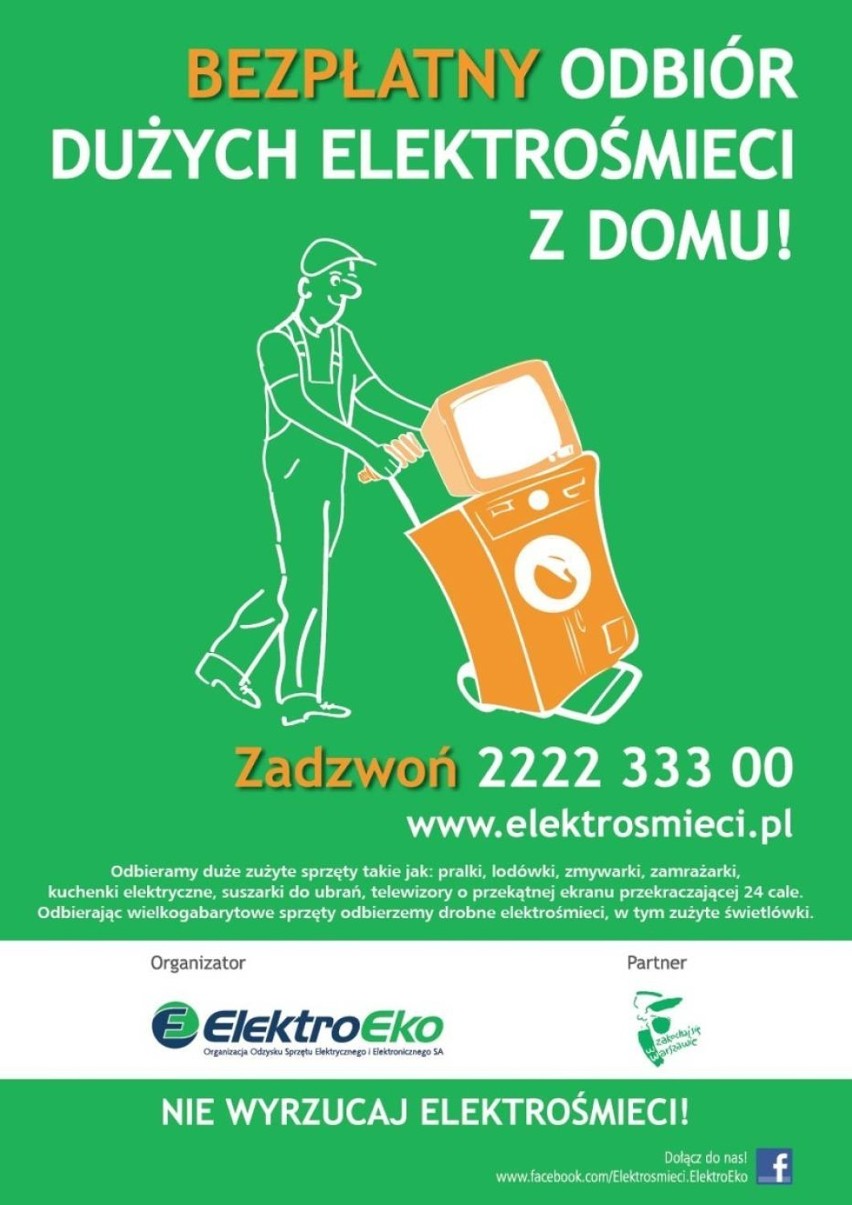 W Warszawie działa 19 punktów zbierania elektrośmieci