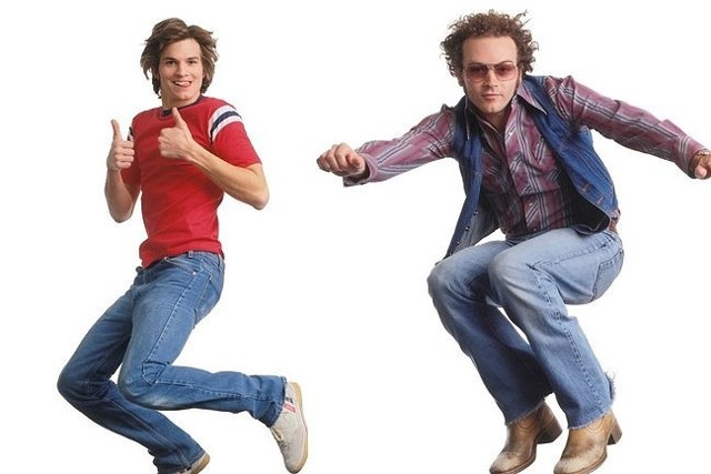 Ashton Kutcher i Danny Masterson (fot. AplusC)