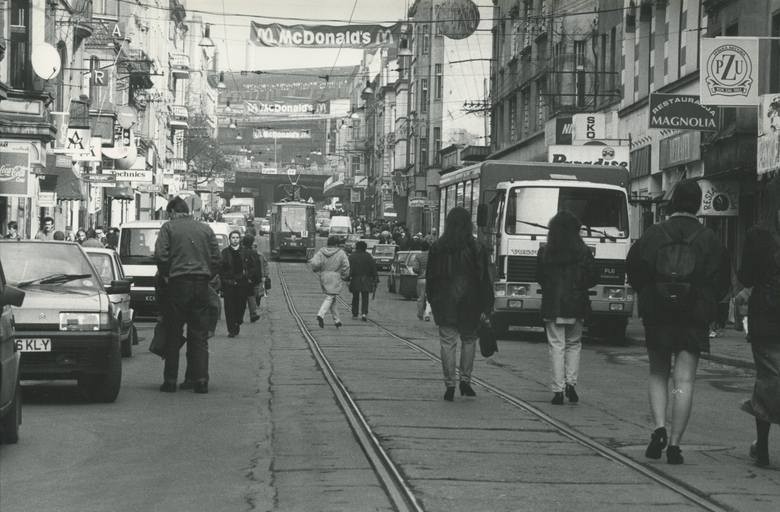 Chorzów, 8 marca 1995, ul. Wolności.