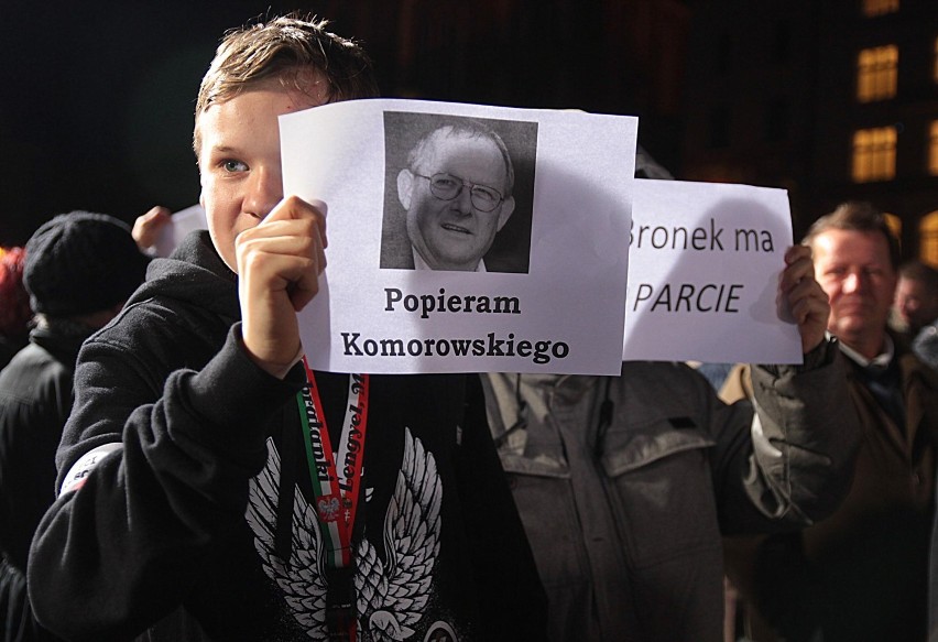 Prezydent Komorowski na wiecu wyborczym w Krakowie [ZDJĘCIA]