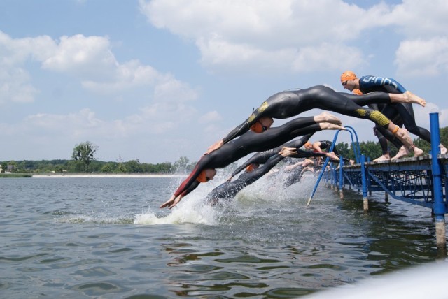 Mistrzostwa Polski w aquathlonie w Gołuchowie