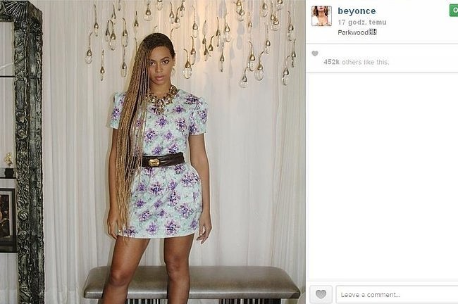 Beyonce (fot. screen z Instagram.com)
