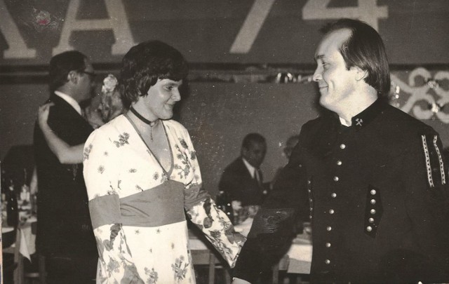 Bal barbórkowy w 1974 roku. Na zdjęciu państwo Kuszneruk
