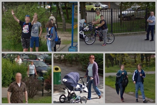 Włocławek, dzielnica Zazamcze. Mieszkańcy przyłapani przez kamery Google Street View