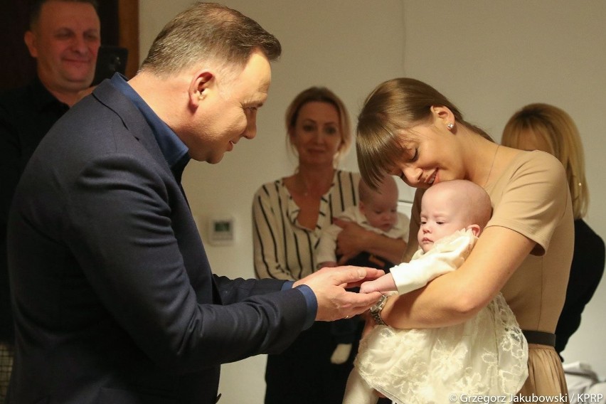 Prezydent Andrzej Duda odwiedził sześcioraczki z Tylmanowej