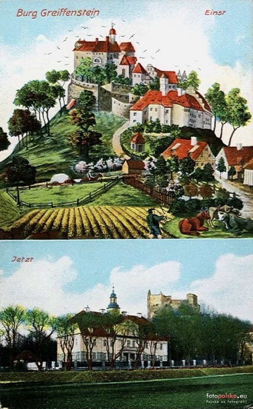 Zamek Gryf to zabytkowa perełka Dolnego Śląska. Zobacz jak wyglądał kiedyś. Teraz jest szansa, że znów będzie olśniewał