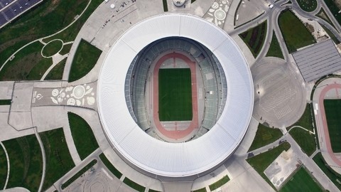 Stadion Olimpijski w Baku powstał… na jeziorze...