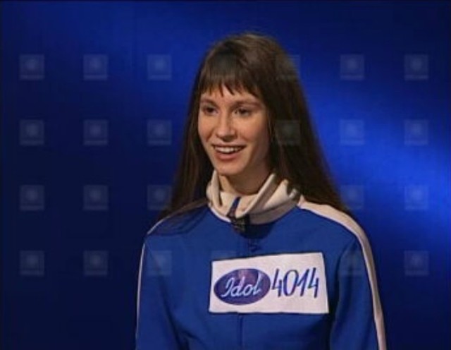 Rok 2003, Sylwia Grzeszczak w 2. edycji programu "Idol"fot. Polsat