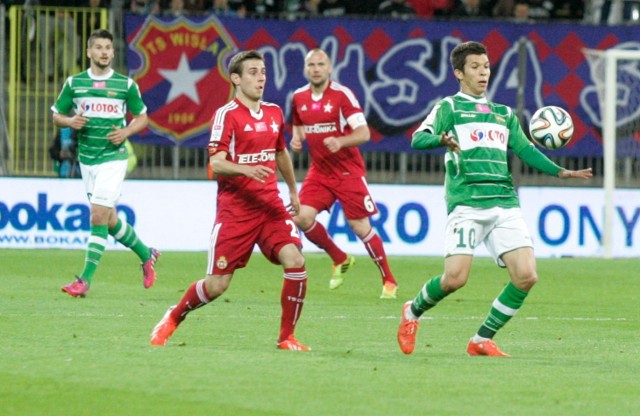 15.05.2015 gdansk
pge arena gdansk
t - mobile ekstraklasa 32 kolejka 
mecz lechia gdansk - wisla krakow
n/z bruno nazario (10) 


fot. karolina misztal/polska press
dziennik baltycki