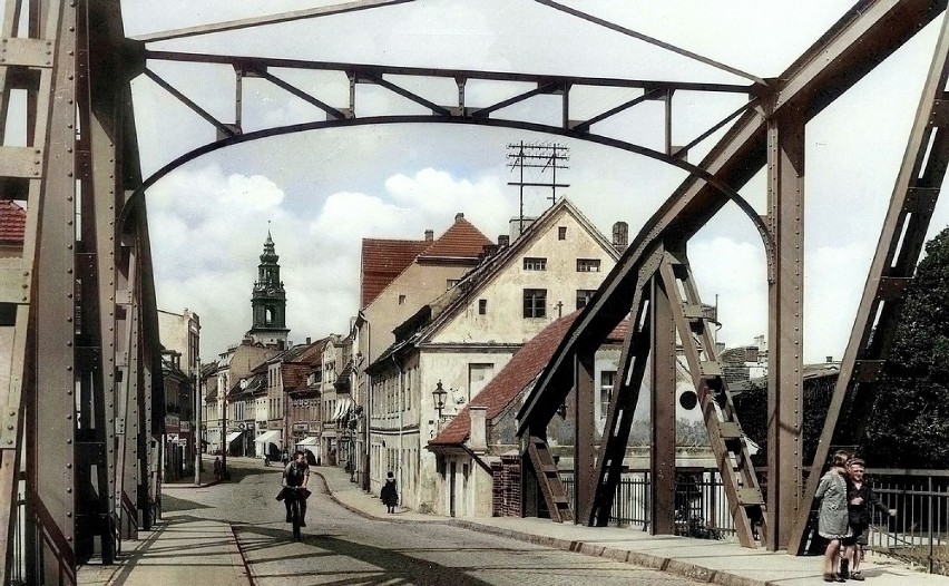 Widok z Mostu Elizy w kierunku Traktu Książęcego (niem....