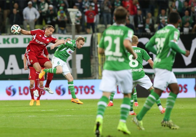 15.05.2015 gdansk
pge arena gdansk
t - mobile ekstraklasa 32 kolejka 
mecz lechia gdansk - wisla krakow
n/z bruno nazario (10) 


fot. karolina misztal/polska press
dziennik baltycki