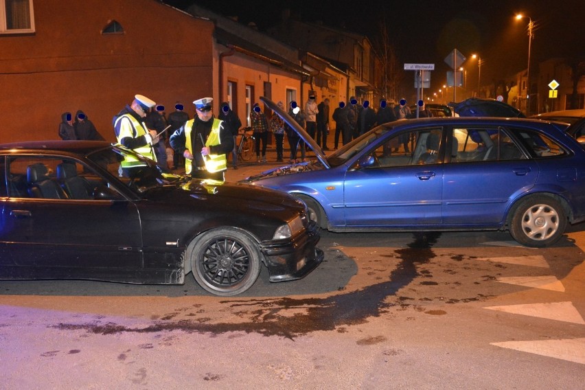 Zderzenie trzech aut w Piotrkowie Kujawskim