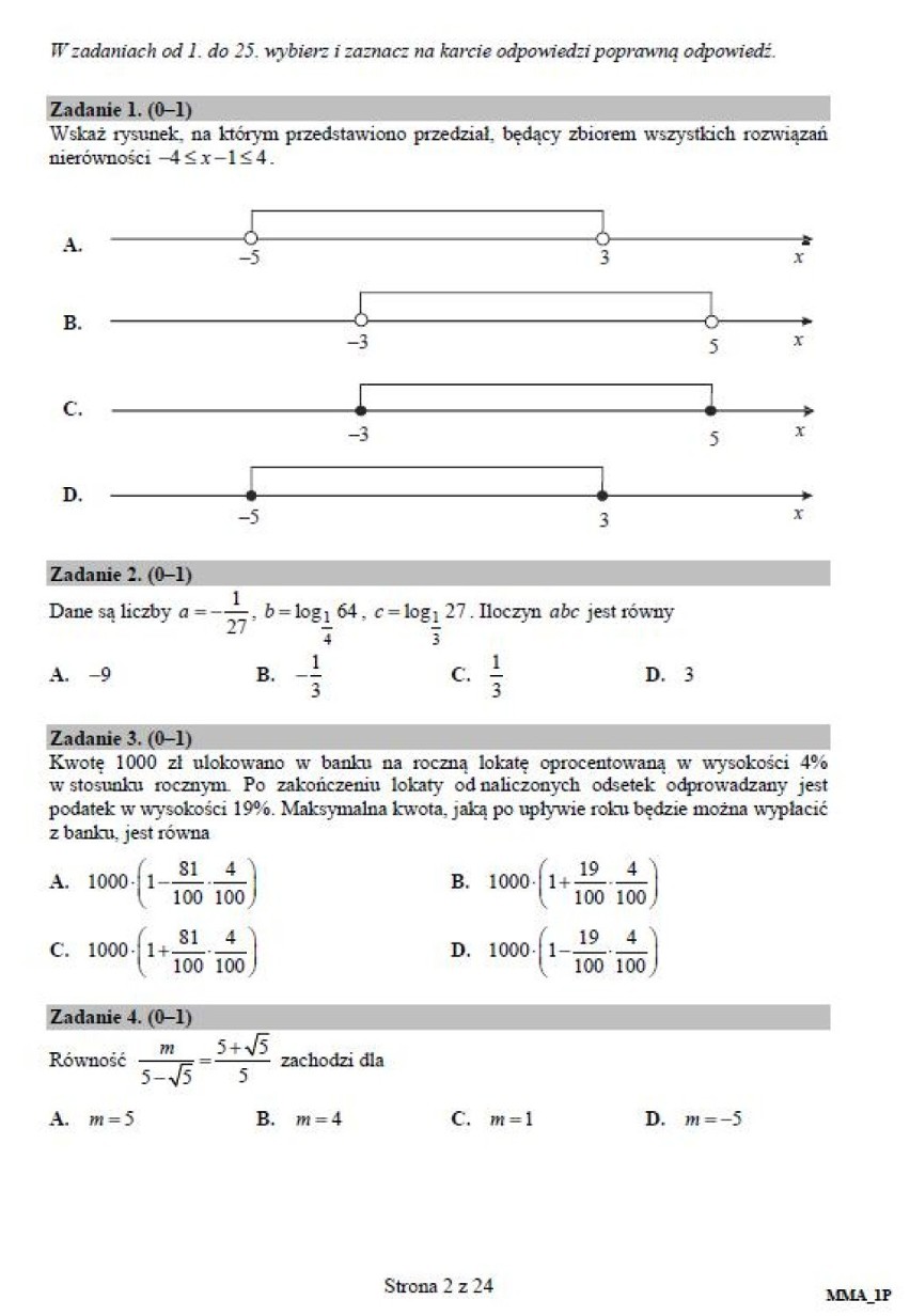 Matura 2015: Matematyka i łacina. Egzamin maturalny [ARKUSZE CKE, PYTANIA, ODPOWIEDZI]