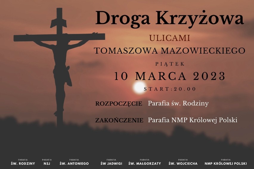 Przed nami droga krzyżowa ulicami Tomaszowa Mazowieckiego. Sprawdź godziny i trasę