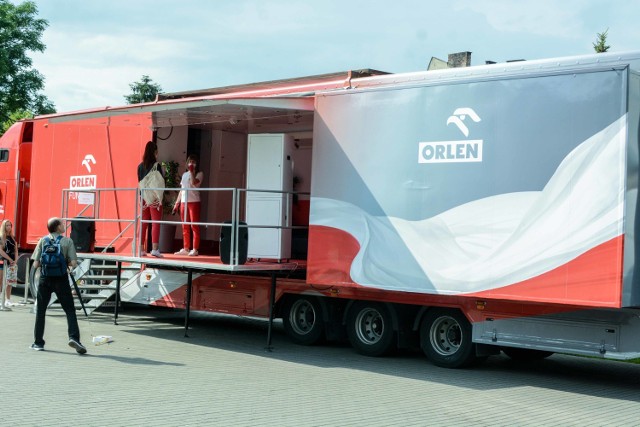 Ciężarówka Orlenu przyjedzie do Włocławka. Zdjęcie z Grudziądza