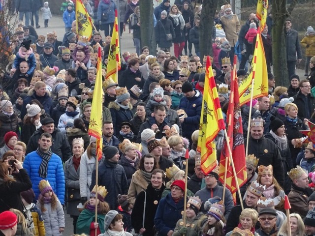 Przez Śrem przemaszerował Orszak Trzech Króli